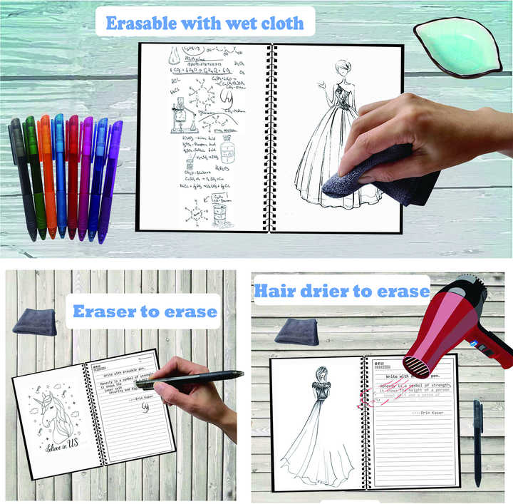 Rocketbook Fusion Smart Reusable Portable Calendar Do- 