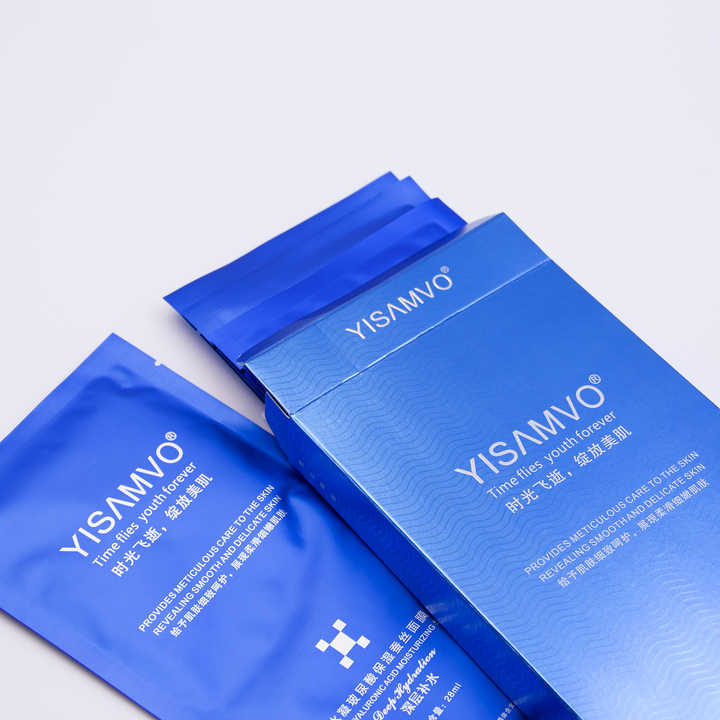 قناع ورقي مرطب من البيض الحريري - اطقم العنايه