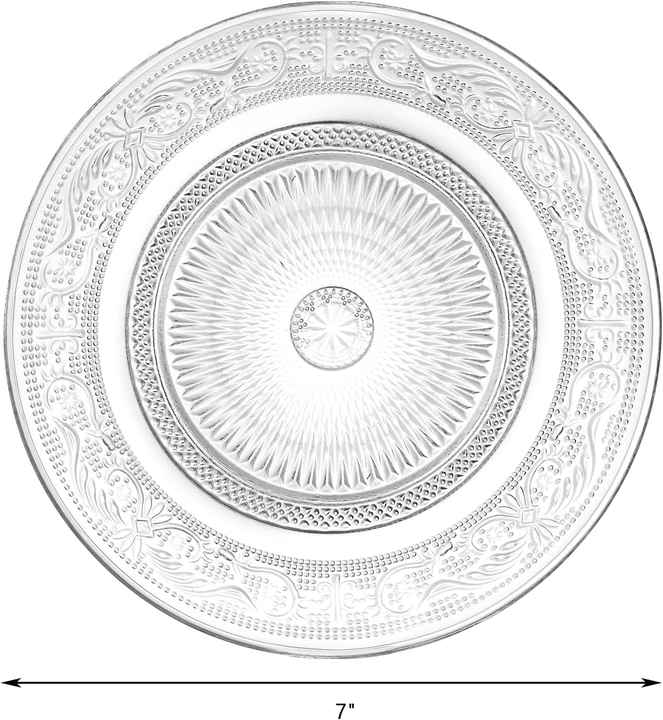 أطباق سلطة فواكه زجاجية  glass fruit salad plates