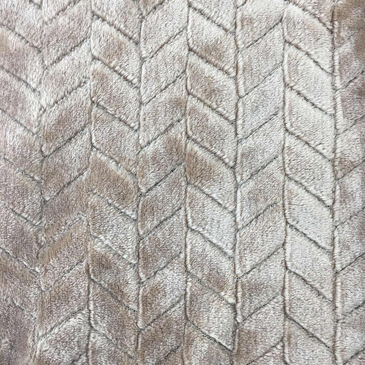 KINGCASON Tela Peluche Recycled-Jacquard Flannel Wool Fabric 