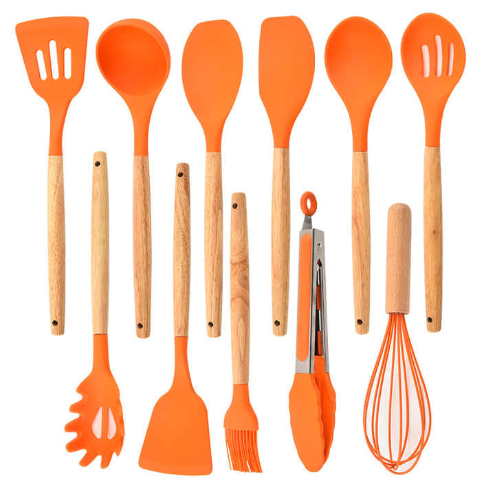12-Piece Silicone Kitchen Utensil Set 