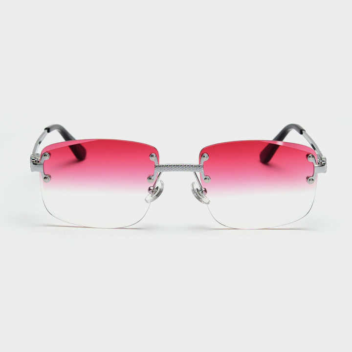 rimless glasses 