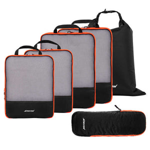تصميم جديد 6 أو منظم الأمتعة مجموعة إكسسوارات السفر حقيبة ضغط -New Design 6 Piece Luggage Organizer Set Travel Accessories Compression Bag