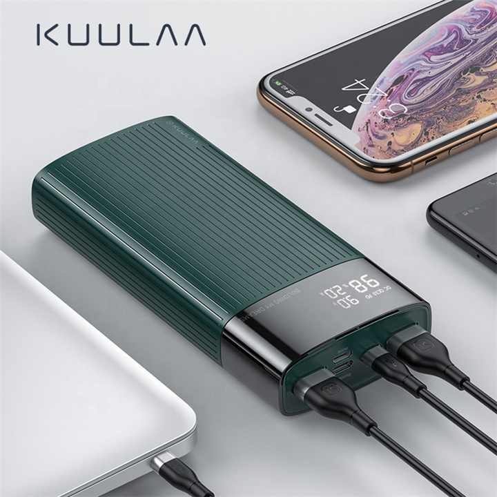 Power bank with digital screen 