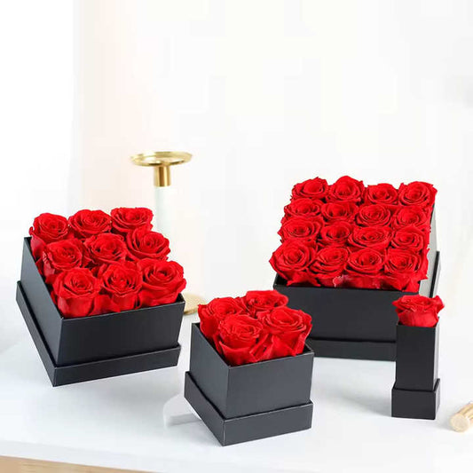 Preserved Flowers Eternal Preserved Rose in Box - Valentine's Day and Birthday Gift 