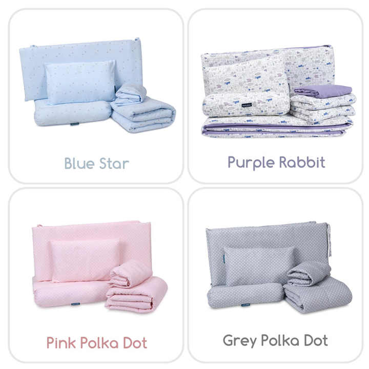 Jersey Cotton Soft Newborn Baby Bedding Set 