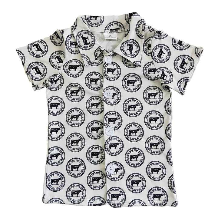 Baby Boys Short Sleeve Western 