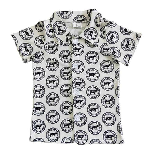 Baby Boys Short Sleeve Western 