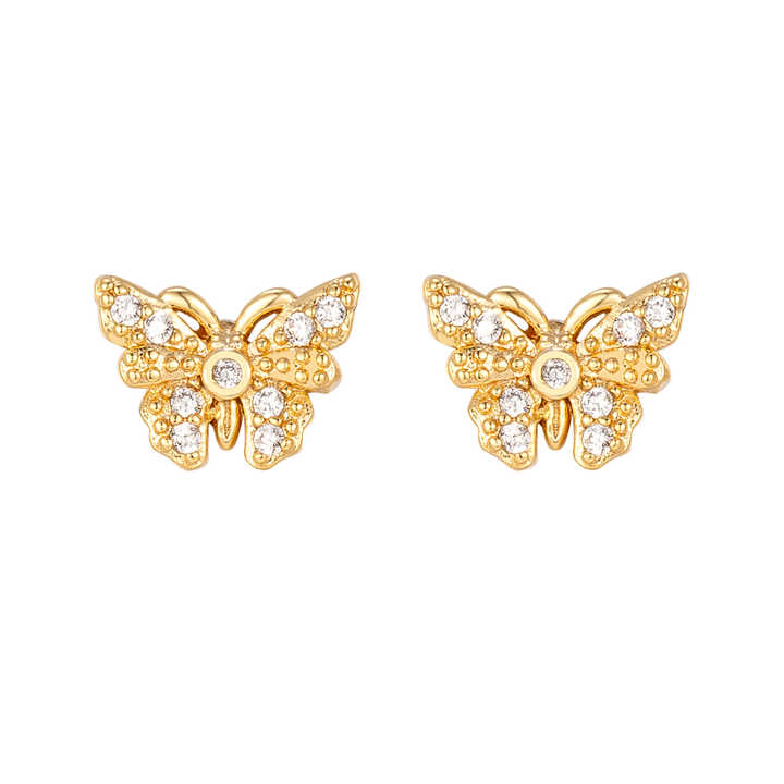 Children's Accessories Fashion Set Girl Butterfly Star Sky Design Zircon 