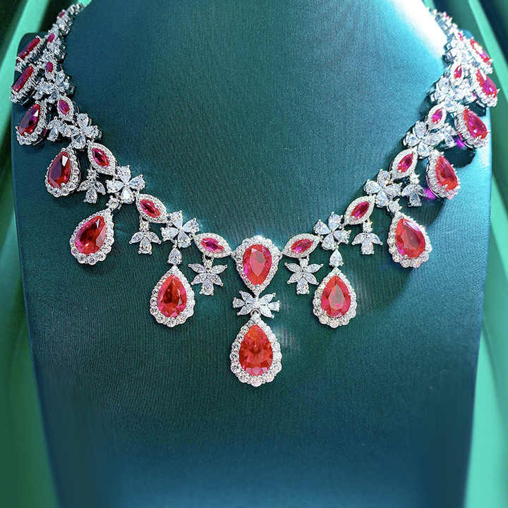 New Luxury 925 Sterling Silver Necklace 