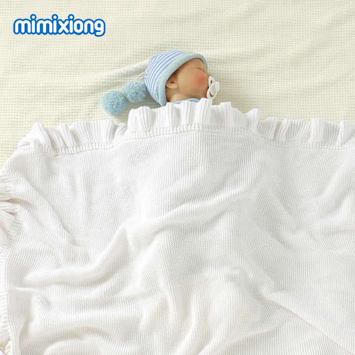 Factory Directly Mimixiong Cotton Knitted Baby Blanket 