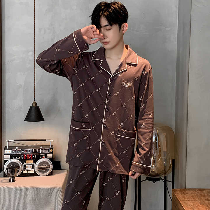 Winter, Nighty Designs, Men's Cotton Pajamas 
