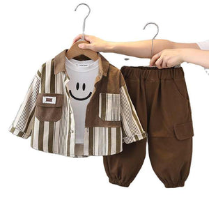 بنطلون اولاد بدلة من ثلاث قطع