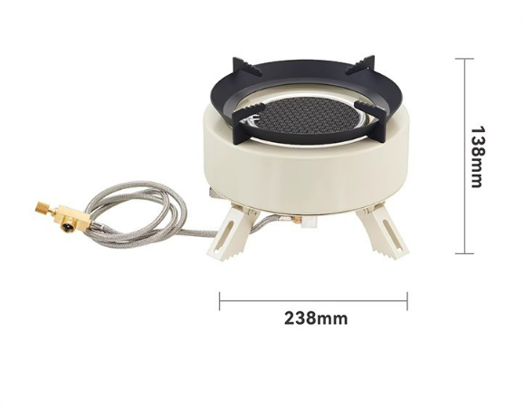 Camping Gas Stove, Portable Outdoor Windproof Folding 