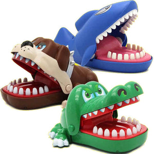 Entertainment games: Crocodile nail biting game 