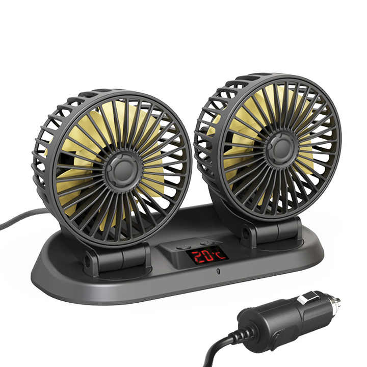 Double Head Car Fan, 2023 Fan Accessories. 