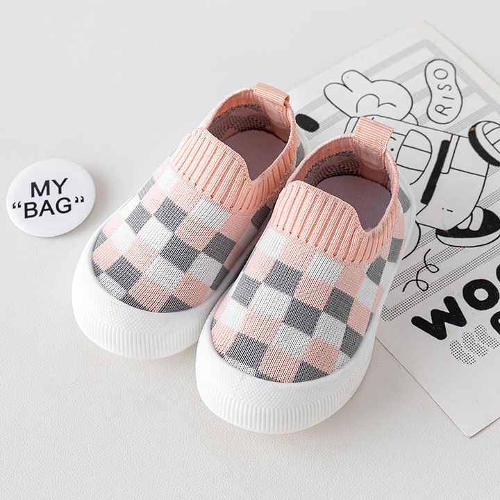 Girls' soft cotton flat shoes 