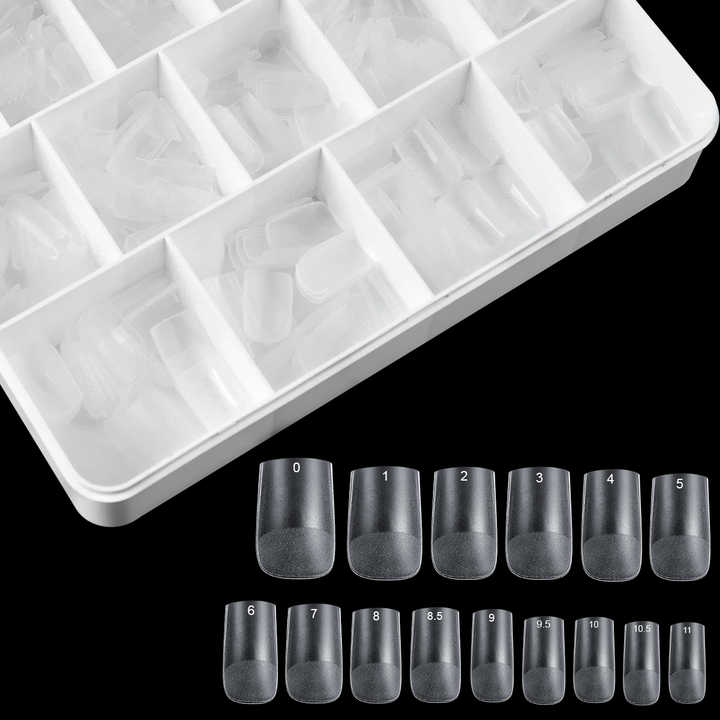 transparent artificial nails 