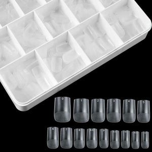 transparent artificial nails 