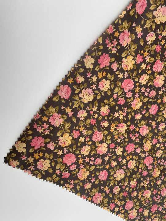 High Quality Fashion Flower PVC Coating-Polyester Fabric 