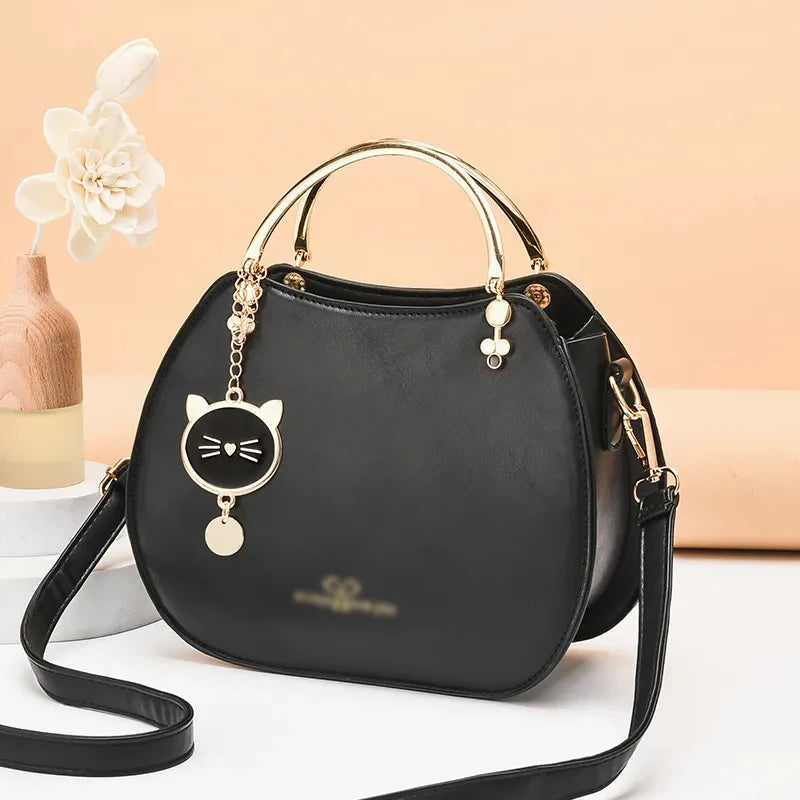 New Cat Shape Handbags Fashion Single Shoulder Bag for Women 