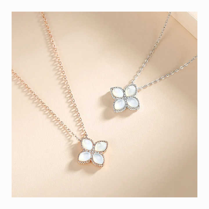 Luxury rose gold jewelry set