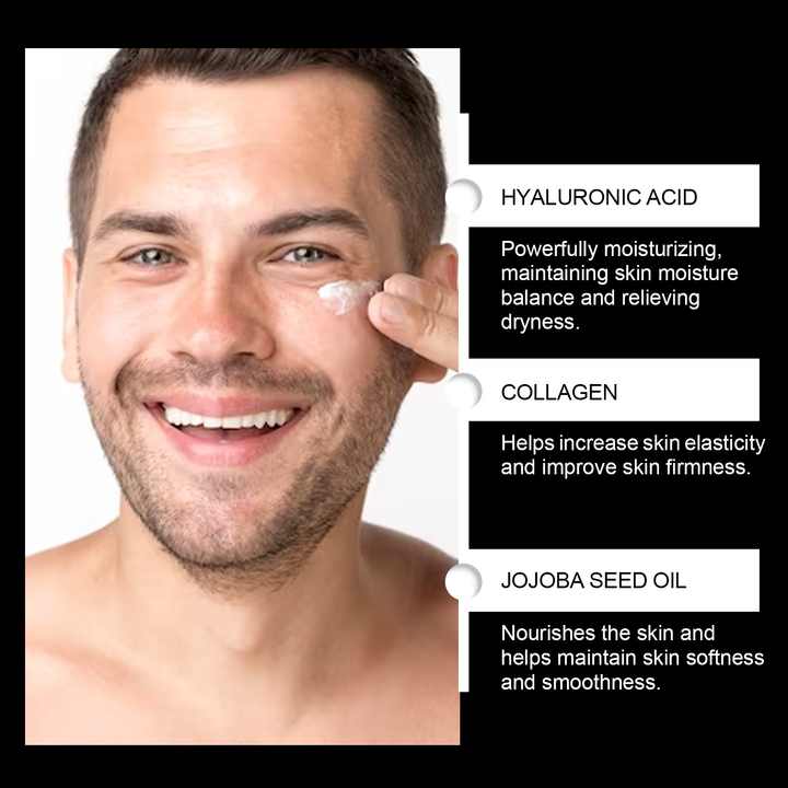 اطقم العنايه - كريم الوجه العضوي بالكولاجين للرجال