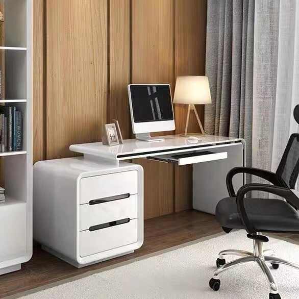 simple wooden desk