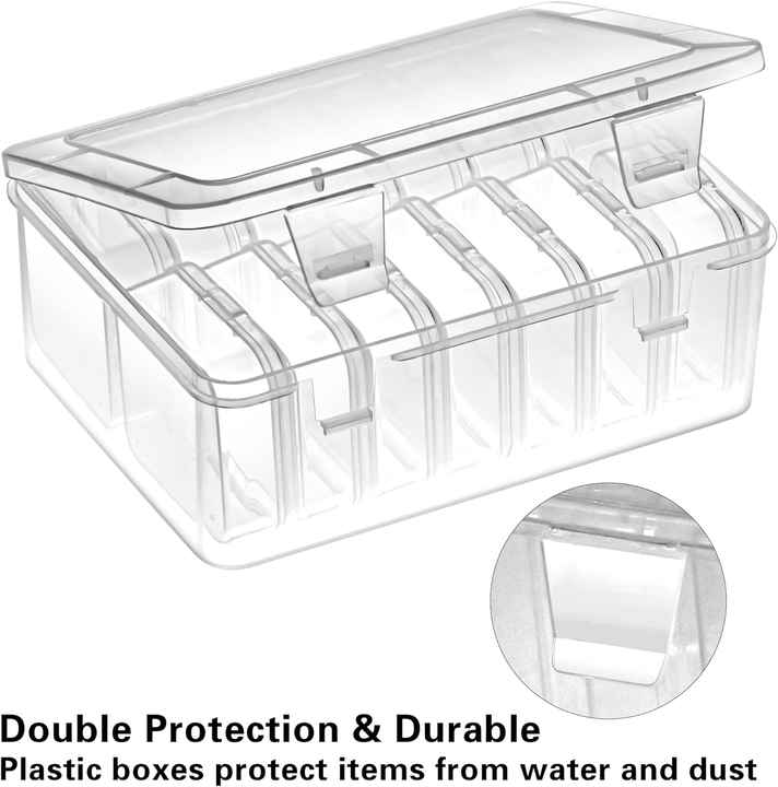 15 Pieces Small Bead Organizers Plastic Storage Bags Small Containers with Craft Supply Bag 