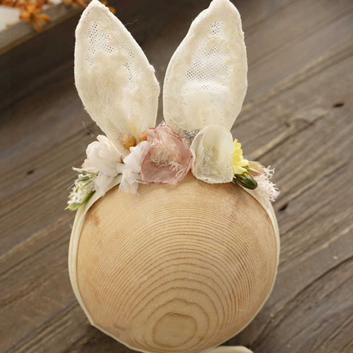 Newborn Photography Props, Handmade Headwear, Baby Supplies, Bunny Hairpin, Hair Clip, Photo Props, Headwearمستلزمات أطفال حديثي الولادة للتصوير الفوتوغرافي ، أغطية رأس يدوية ، مستلزمات أطفال ، دبوس شعر أرنب ، دبوس شعر ، إكسسوارات صور ، أغطية رأس
