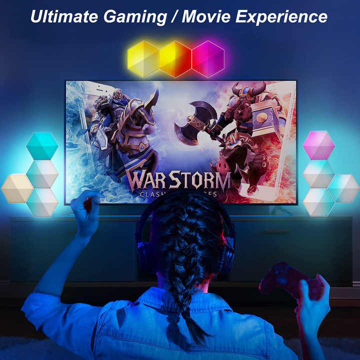 اضاءة حائط ذكية بألوان