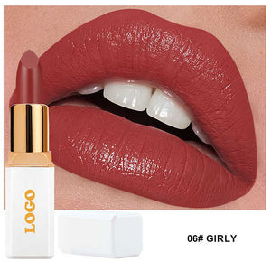 Fashionable Waterproof Long-lasting Moisturizing Solid Lip Balm Mirror Non-stick Smooth Glossy Lipstick 