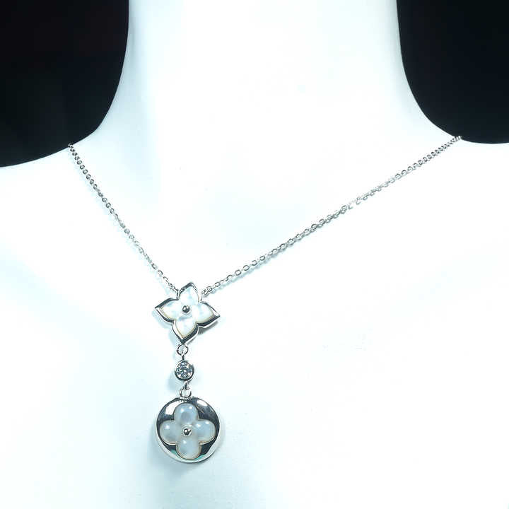 Caelis Luxury Jewelry Elegant Sterling Silver 18K Gold Plated Clover Shaped Fine Jewelry for Women 