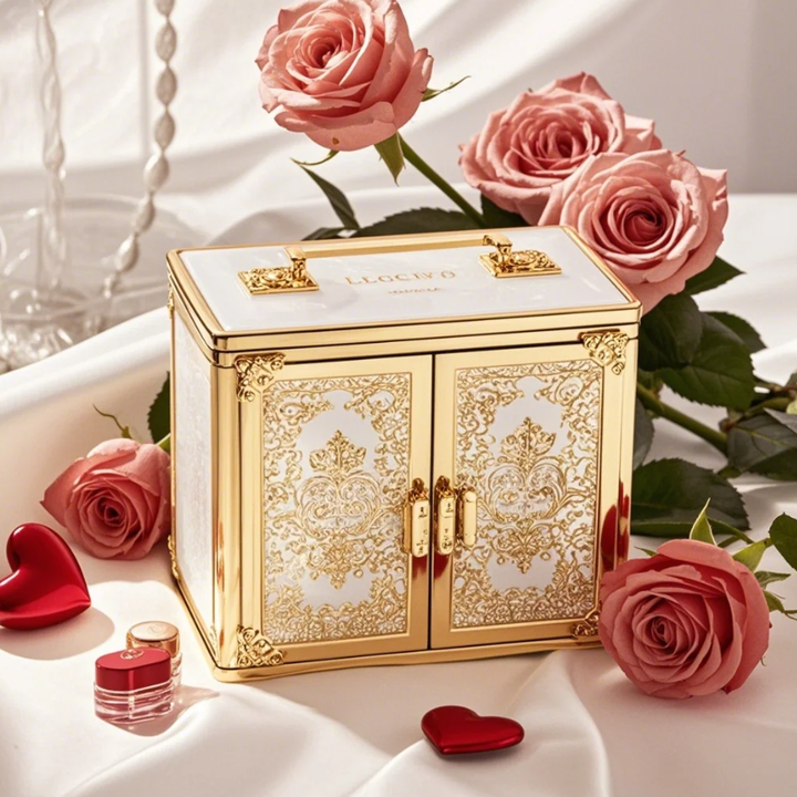 Double Door Opening Magnetic Book - Luxury Paper Box 