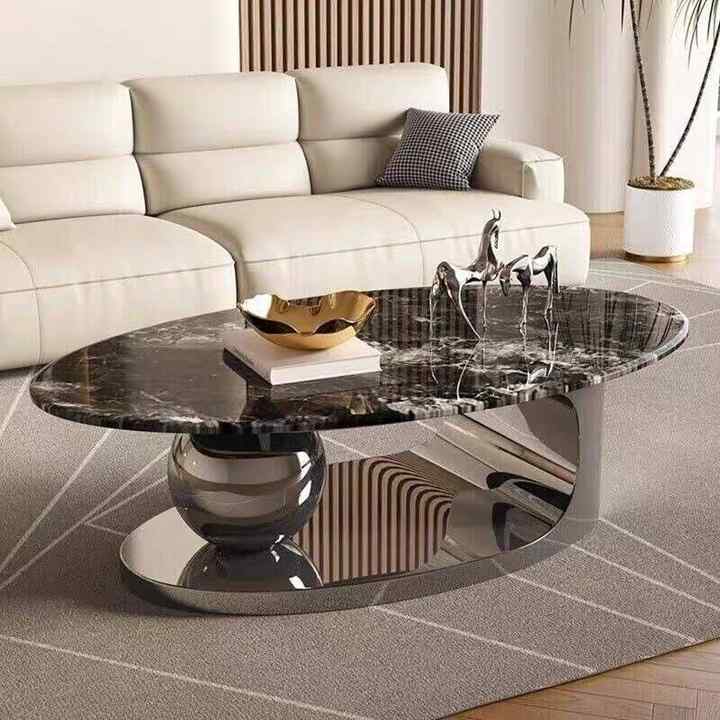 Modern Luxury Mobile Small Round Coffee Tables. 