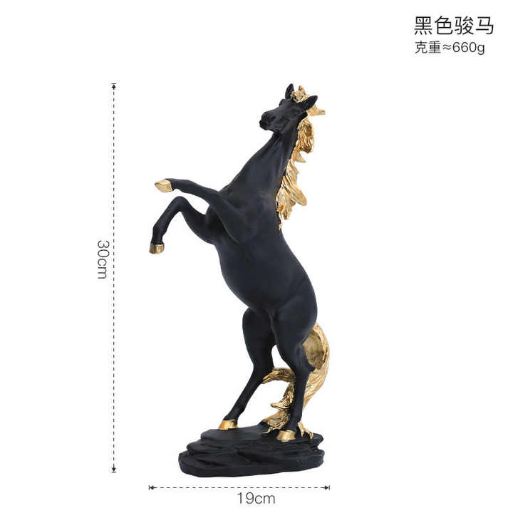 Luxury Home Decor, Exquisite Modern Resin Animal Sculpture 