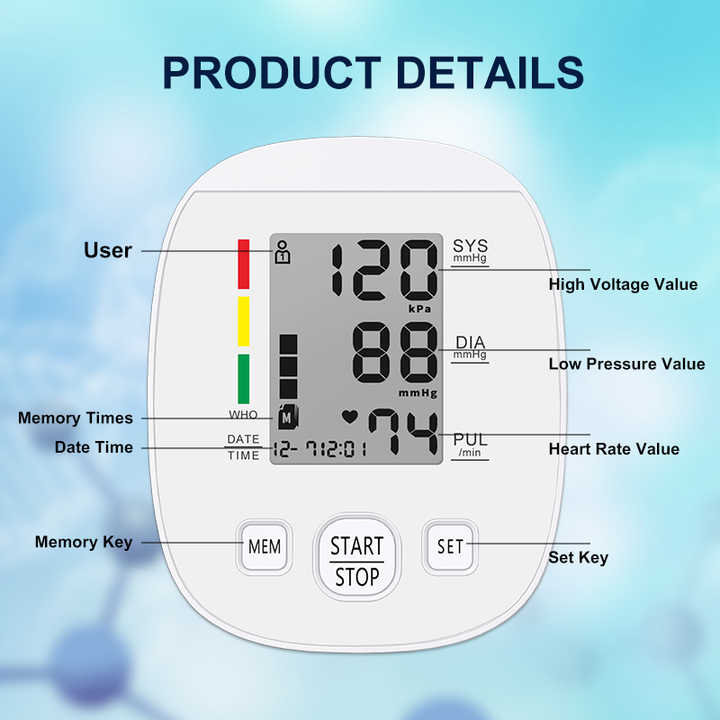Home blood pressure monitor - Medical devices 