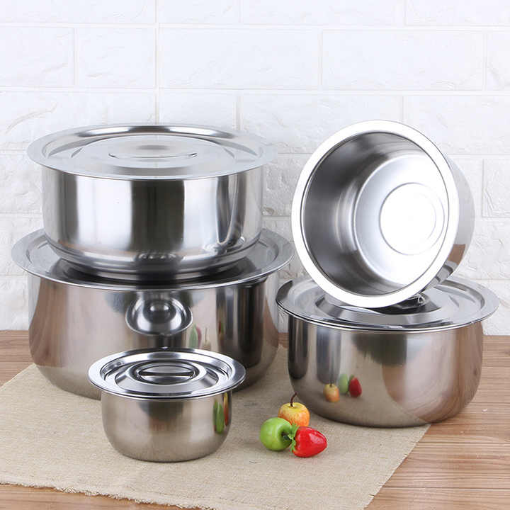 stainless steel cooking sets 