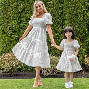 Women's Casual Floral Print Dress 