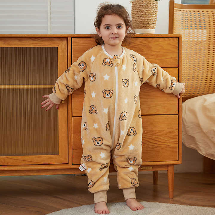 Boys' long-sleeved pajamas 