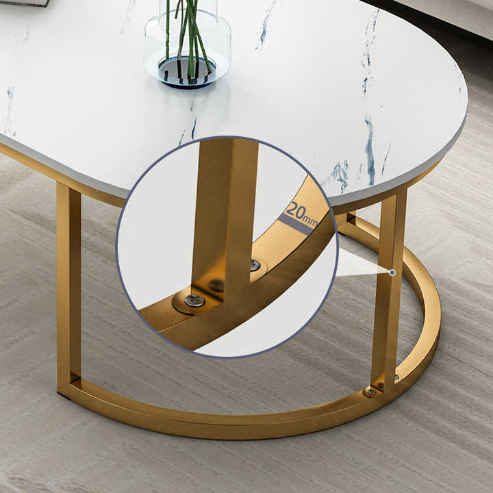 Coffee table living room furniture modern simple double layer economical tea table 