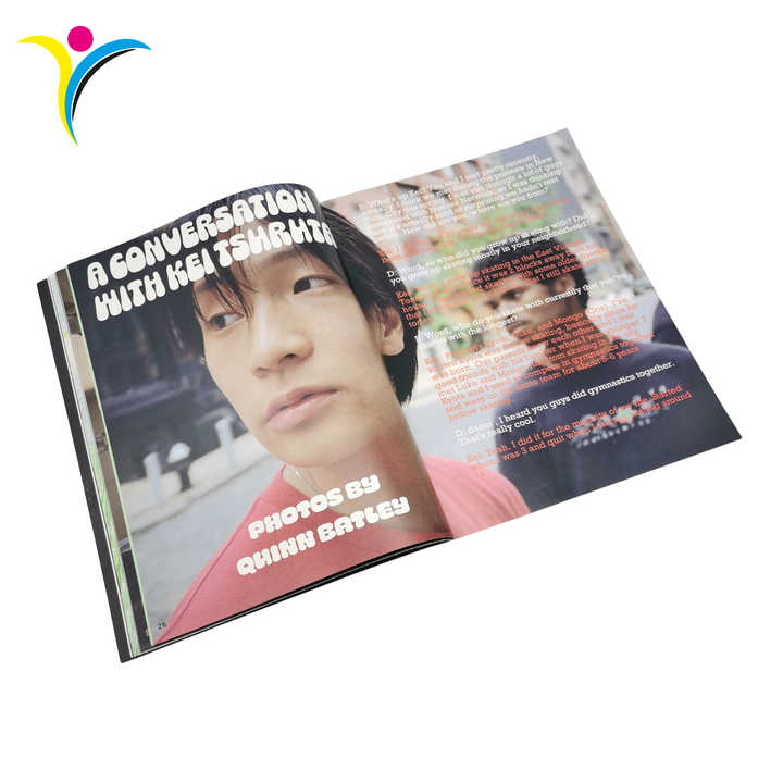 High Quality Print Custom Paper Magazine Full Color Softcover Book Printing Factory 