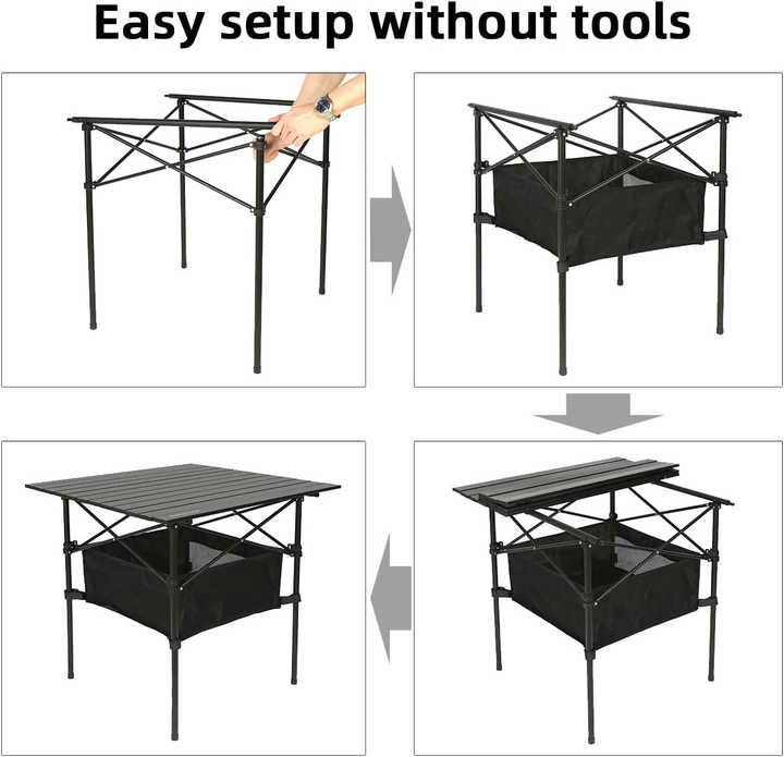WOQI Portable Folding Camping Tables 