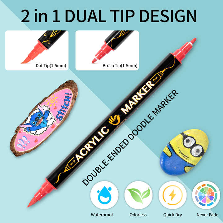 acrylic crayons 