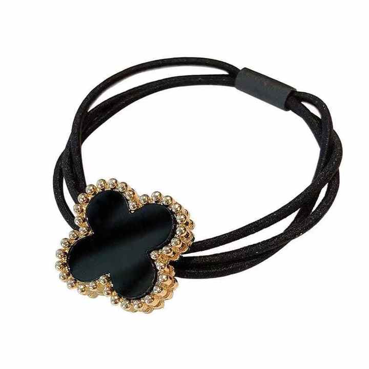 Flowers Hair Rubber Bands Corduroy 