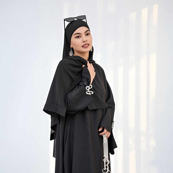 Turkish black abaya 