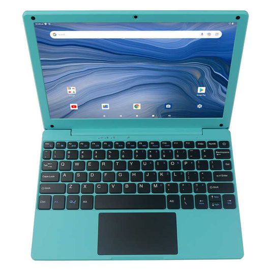 green laptop 
