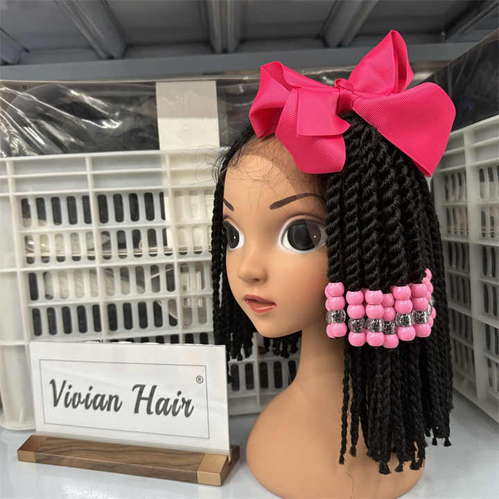 Soft African Hair Wig Hair Accessories for Kids 