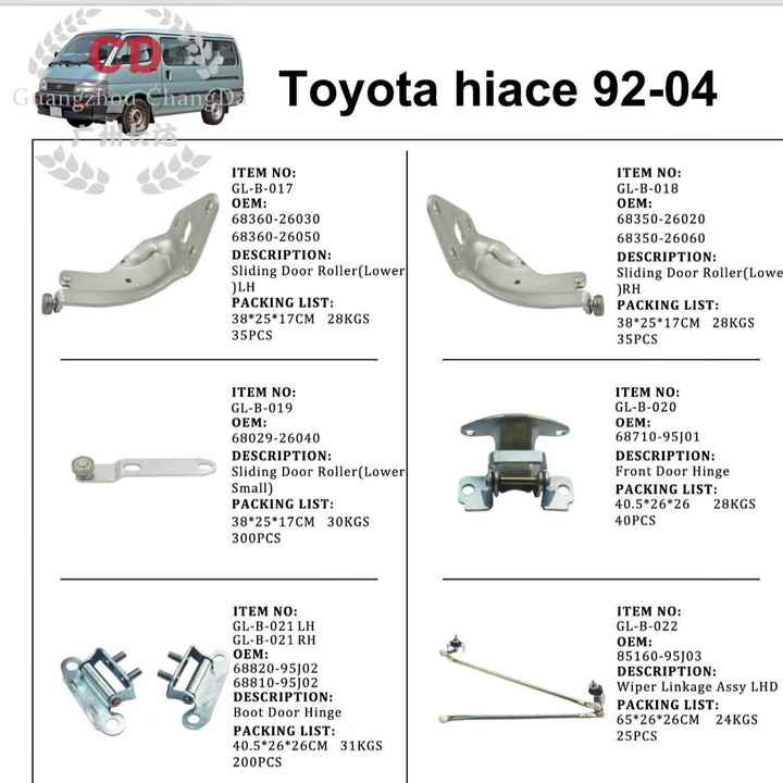 Tercel spare parts. 