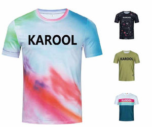 Men's shirts made of polyester. 